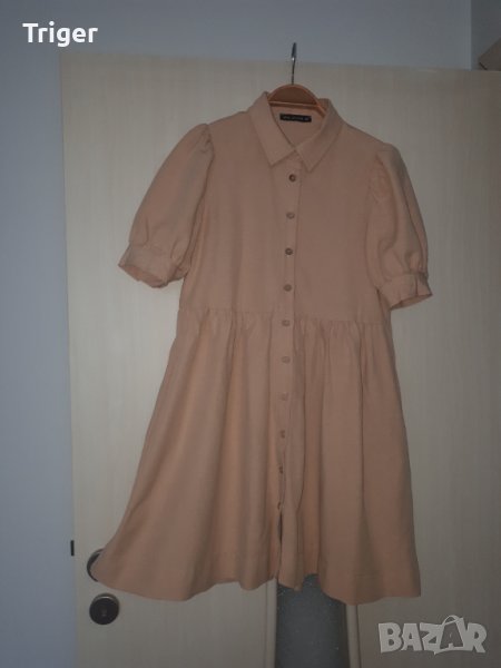 Дамска рокля с яка XS /S, снимка 1