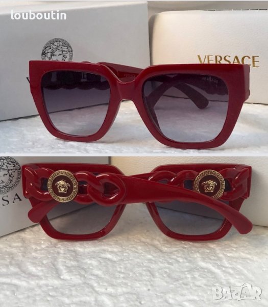 Versace Дамски слънчеви очила котка с лого, снимка 1