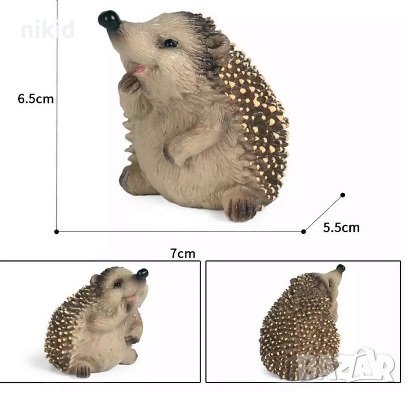 3D изправен Таралеж силиконов молд форма фондан гипс смола украса декор шоколад свещ, снимка 1