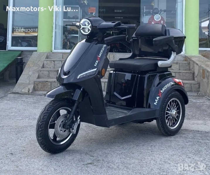 Електрическа Триколка FM1-LUX 1500W - BLACK Maxmotors, снимка 1