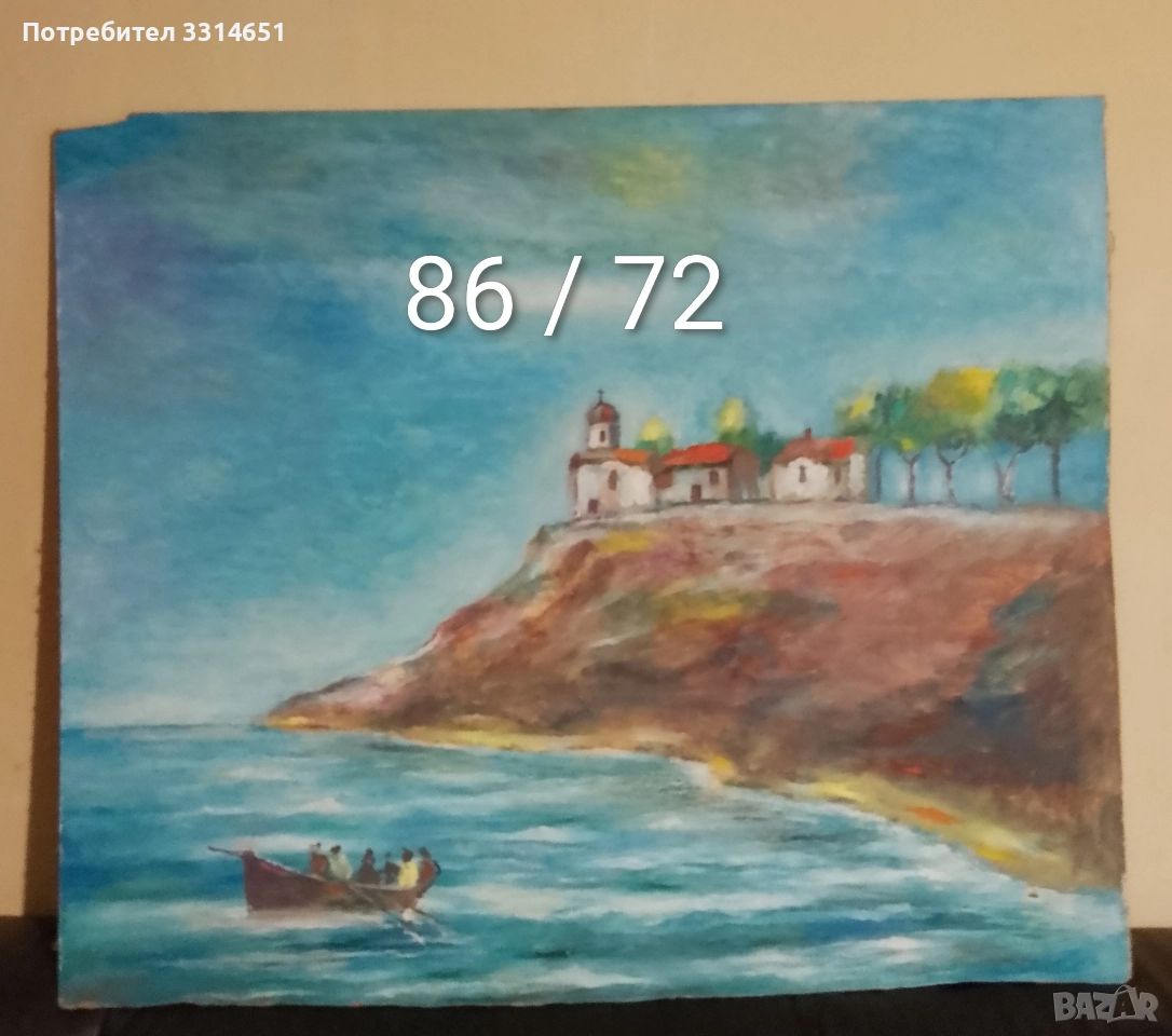 Огромна картина масло на фазер , снимка 1