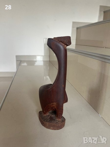 Дървена статуетка лама алпака, снимка 1