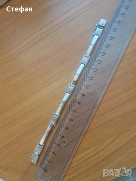 Сребърна гривна, снимка 1