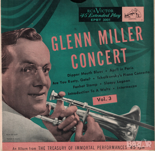 Грамофонни плочи Glenn Miller And His Orchestra – Glenn Miller Concert  2Х7" сингли, снимка 1