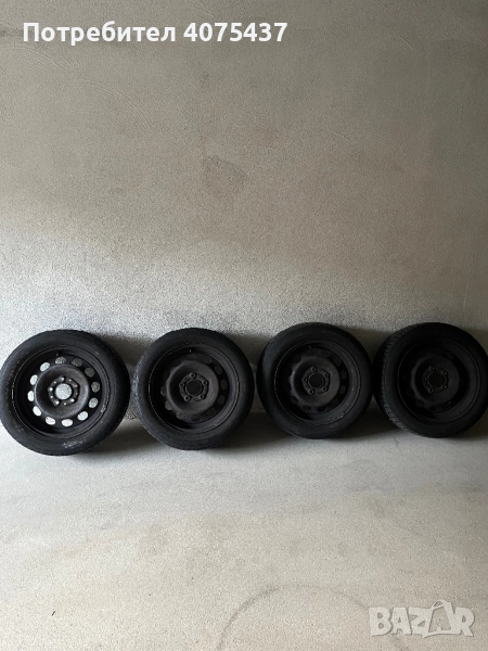Железни джанти с гуми за BMW 16 цола, снимка 1