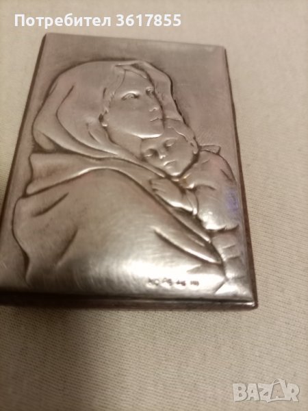 Сребърна икона , снимка 1