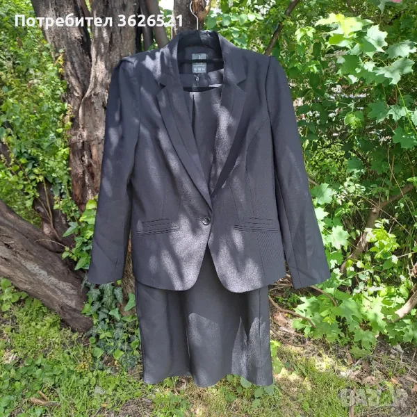 Елегантна костюм от черна рокля и сако Atmosphere, размер 44/UK 16, снимка 1