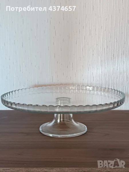 Тортена чиния на столче, снимка 1