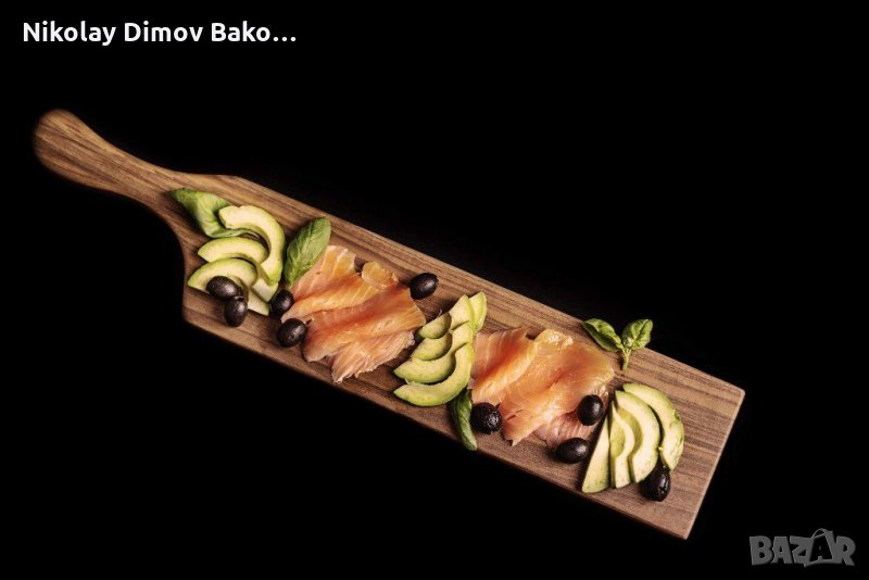 Дъска за сервиране / дървен поднос за сервиране от орех, снимка 1