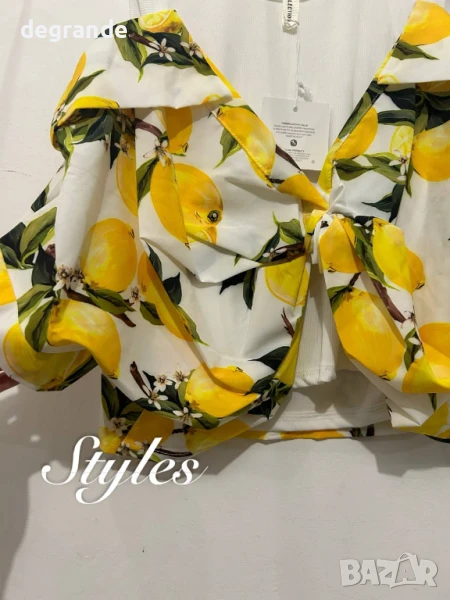 Лек и ефирен комплект с колан , снимка 1