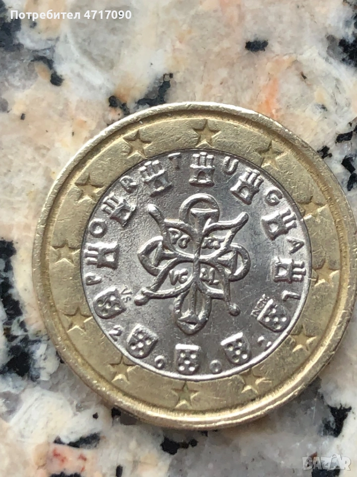 1 евро 2002г , снимка 1