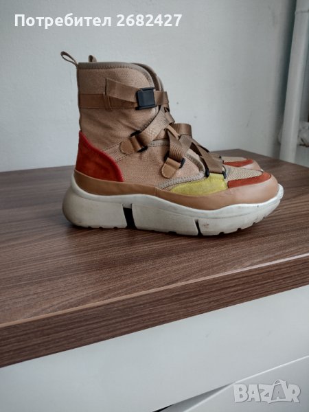 Chloé LEATHER TRAINERS, снимка 1