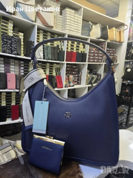 Дамска чанта CHRISBELLA с малко портмоне – Стил и удобство в едно, снимка 1