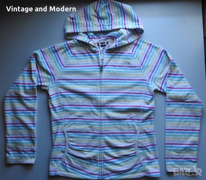 THE NORTH FACE оригинален суичър полар за момиче XL/18 блуза качулка, снимка 1