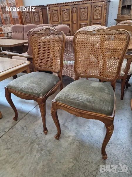 Масивни Барокови Столове-2бр.-внос от Германия-ОБЯВЕНАТА ЦЕНА Е ЗА БРОЙ!, снимка 1