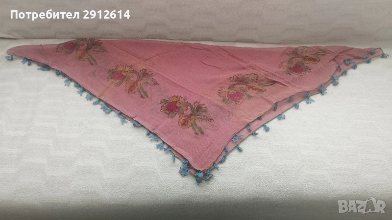 забрадка за глава с дантела 28, снимка 1