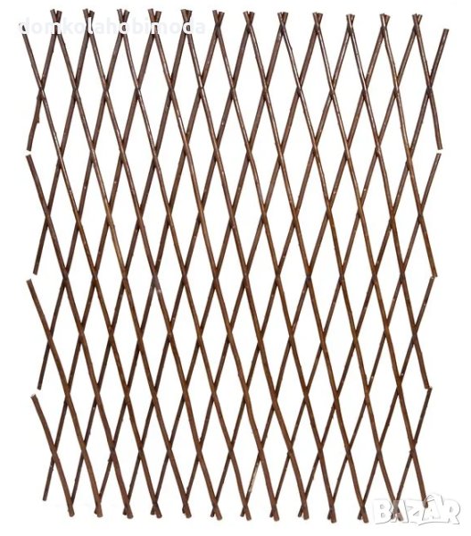 Сгъваема дървена ограда от върба 2х1 м, снимка 1