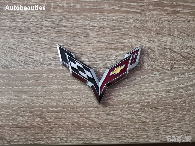 Chevrolet Corvette шевролет корвет емблема лого, снимка 1