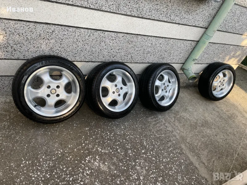 Джанти Platin RH 15 4x100 ET37 с гуми Michelin Pilot Sport 3 , снимка 1