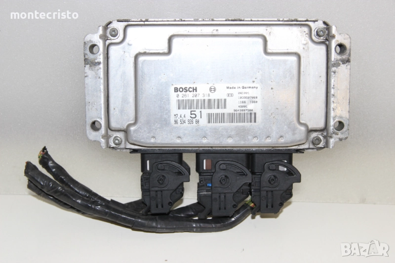 Моторен компютър Citroen Xsara Picasso (1999-2010г) 0261207318 / 9653492680 / M7.4.4 / 0 261 207 318, снимка 1