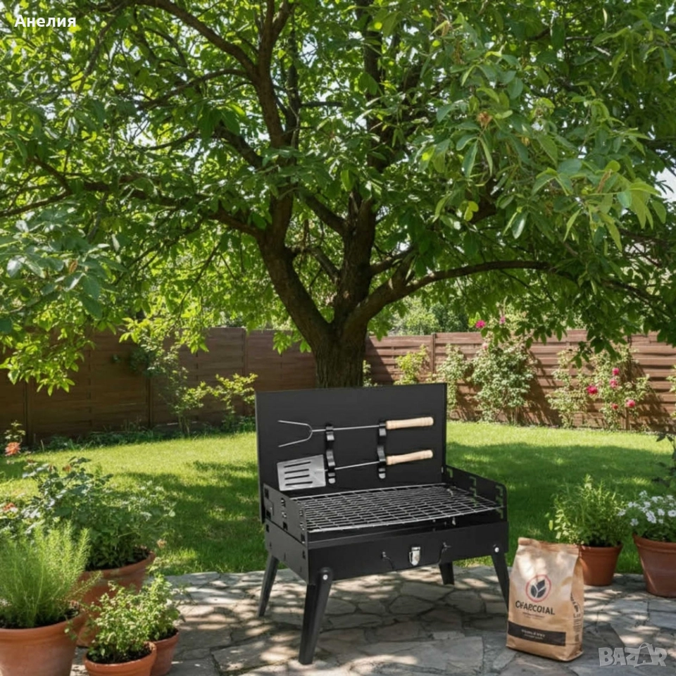 Сгъваема градинска скара , снимка 1