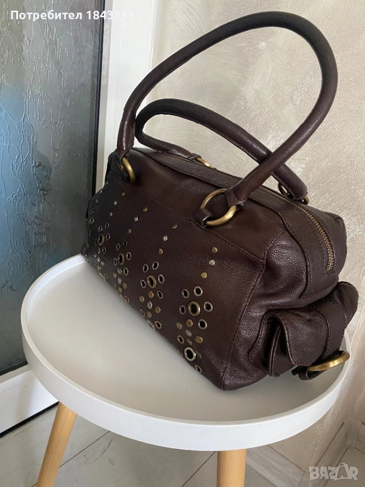 Дамска чанта естествена кожа, снимка 1
