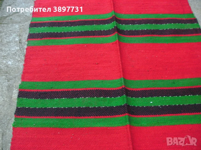 Уникална антична пътека от миналия век ! - вълнена, Нова !, снимка 5 - Антикварни и старинни предмети - 50508757