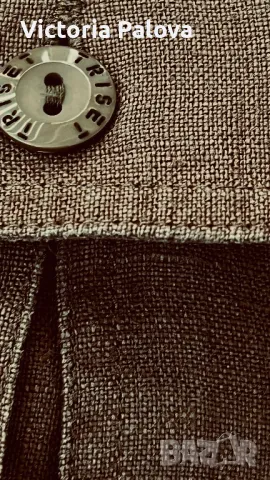 Модерен ленен панталон TRISET, снимка 5 - Панталони - 49810990