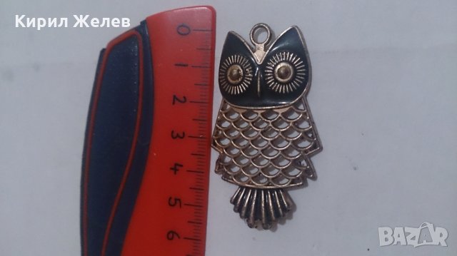 Висулка за бижута метален бухал - 14363, снимка 3 - Други - 29219919