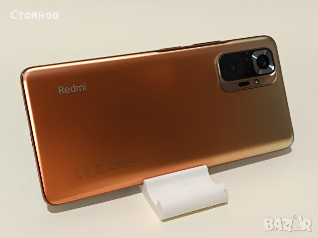 Xiaomi Redmi Note 10 Pro 128GB Gold, снимка 3 - Xiaomi - 48171723