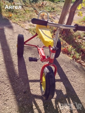 Триколка от соца, снимка 4 - Детски велосипеди, триколки и коли - 42494995