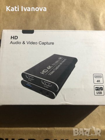 HDMI карта за улавяне на игри, USB 3.0 кутия за събиране с вход за микрофон, 1080P 60fps карта за ул, снимка 8 - Друга електроника - 44240785