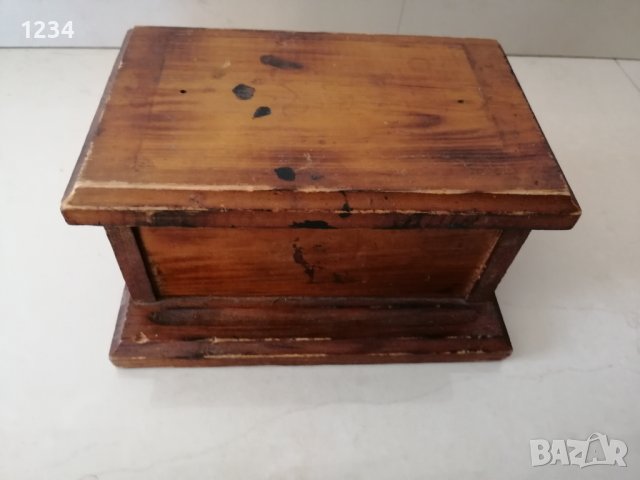 Дървена кутия  20 х 14 h 10 см. , снимка 4 - Други стоки за дома - 39744036