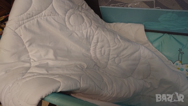 Бебешко легло кошара Мони с матрак,завивка,възглавница,комплект за преобличане, снимка 5 - Кошарки - 52183274