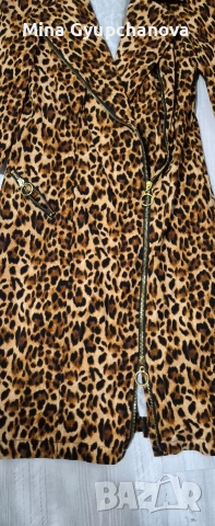 леопард рокля тип костюм, снимка 5 - Рокли - 52722691