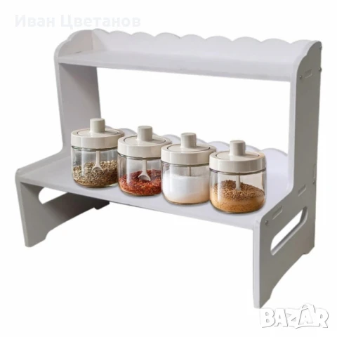 Двуслоен органайзер за плот – Идеален ред и стил във всяко пространство