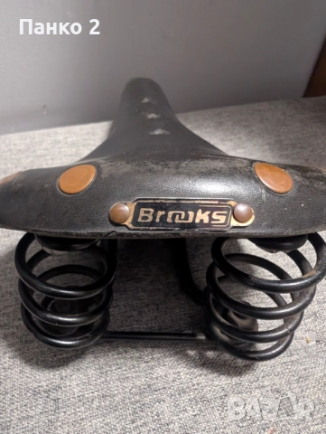 Ретро Brooks Conquest Седалка, снимка 4 - Части за велосипеди - 52464485