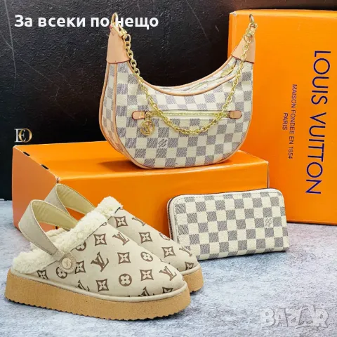 Дамски пантофи Louis Vuitton Код D1497, снимка 5 - Пантофи - 48315027