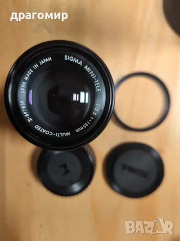 SIGMA MINI -TELE 1:3,5 f=135 mm MULTI -COATED For PENTAX , снимка 2 - Обективи и филтри - 47939533