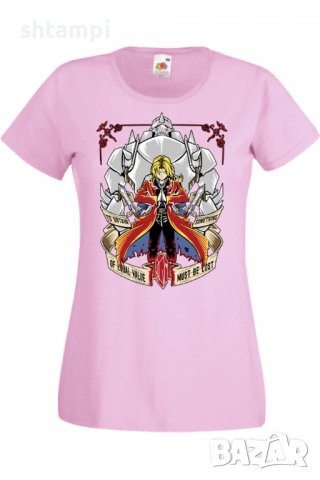 Дамска тениска Аниме Манга Fullmetal Alchemist Edward Elric,Анимация,игра,Празник,Повод., снимка 10 - Тениски - 38059393