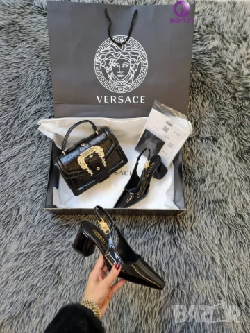 обувки на ток versace , снимка 13 - Дамски обувки на ток - 51307138