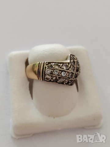 *златен пръстен 42905-2, снимка 2 - Пръстени - 22338422