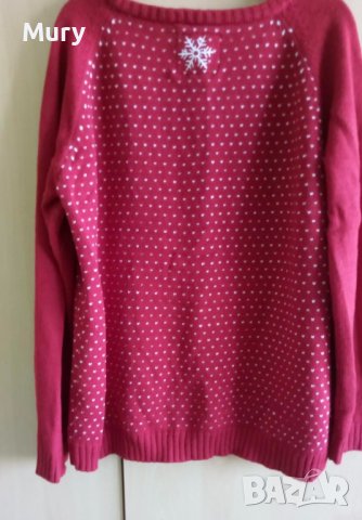 Коледен пуловер, снимка 2 - Блузи с дълъг ръкав и пуловери - 42778365