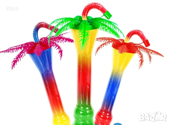 Атрактивни чаши ПАЛМА за крежина - спирала или гладки 350 мл, снимка 5 - Чаши - 53896048