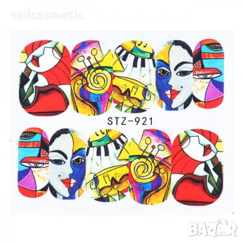 Водни стикери за маникюр , снимка 16 - Продукти за маникюр - 23468948