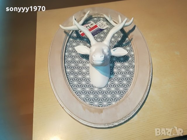 елен с рога в рамка-made in france-55х40х15см, снимка 8 - Колекции - 29842405