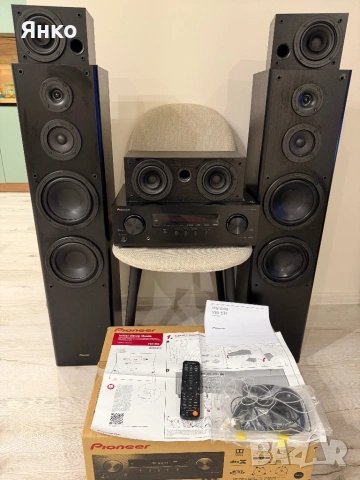 Pioneer VSX-534 + 5.0 колони | Домашно кино | ТОП състояние, снимка 6 - Ресийвъри, усилватели, смесителни пултове - 53929824