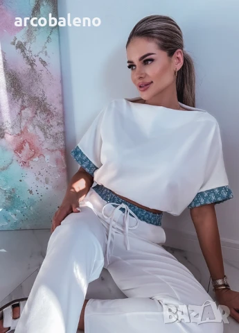 Елегантен дамски комплект от две части SABRINA     , снимка 8 - Комплекти - 50750632