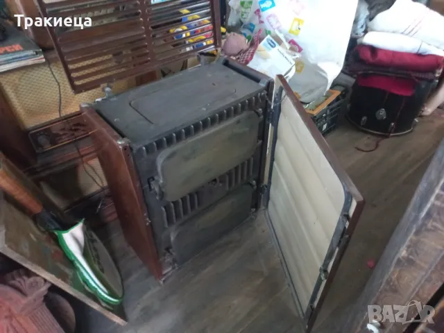 НЕМСКА ЧУГУНЕНА ПЕЧКА НА ДЪРВА И ВЪГЛИЩА