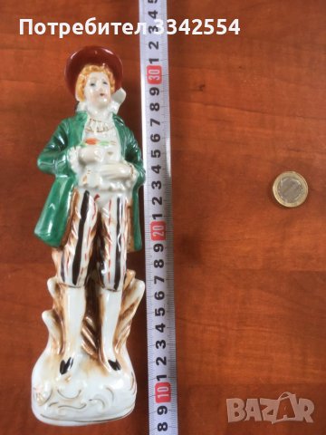 ПОРЦЕЛАН ФИГУРА СТАТУЕТКА ПОЗЛАТА, снимка 2 - Други ценни предмети - 36619360